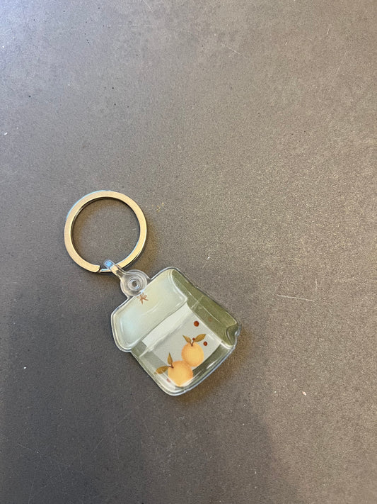 Fruit tea bag Keychain made by me!