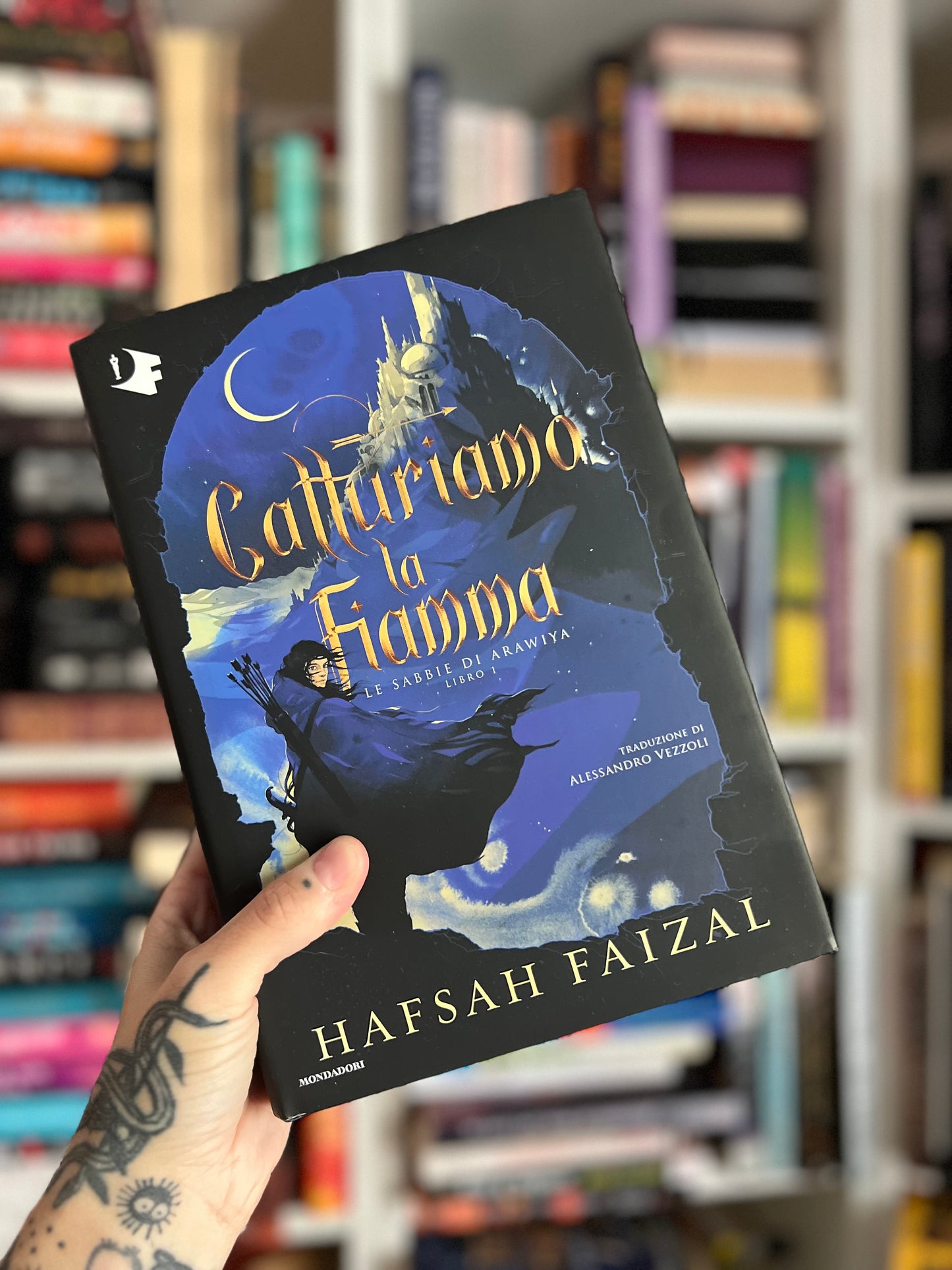 We Hunt the Flame Italian edition sprayed edges by Hafsah Faizal