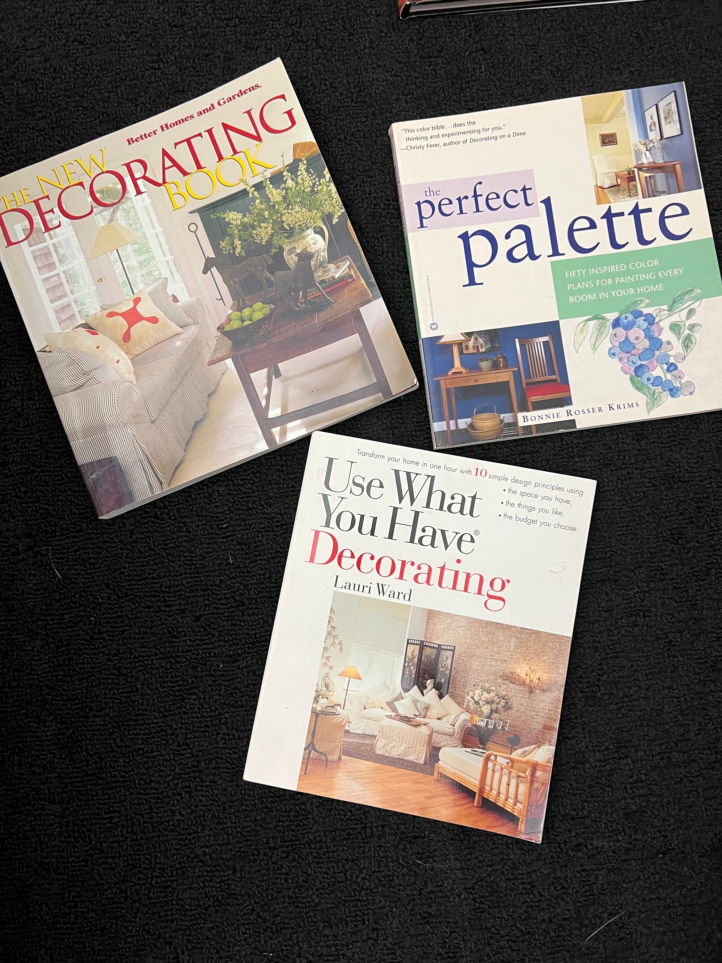 Bundle of home decor style books