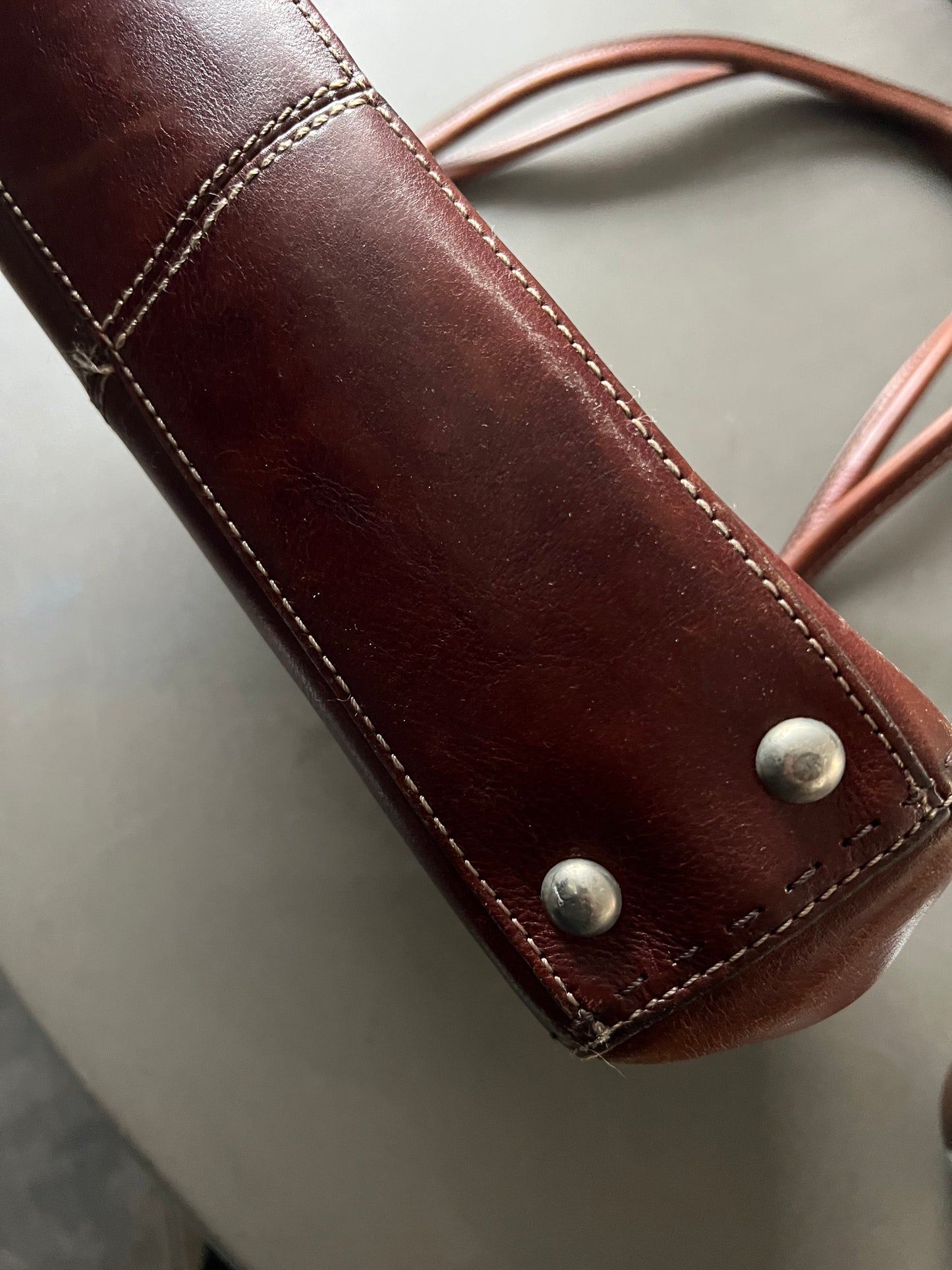 Vintage Fossil Hand Painted Purse