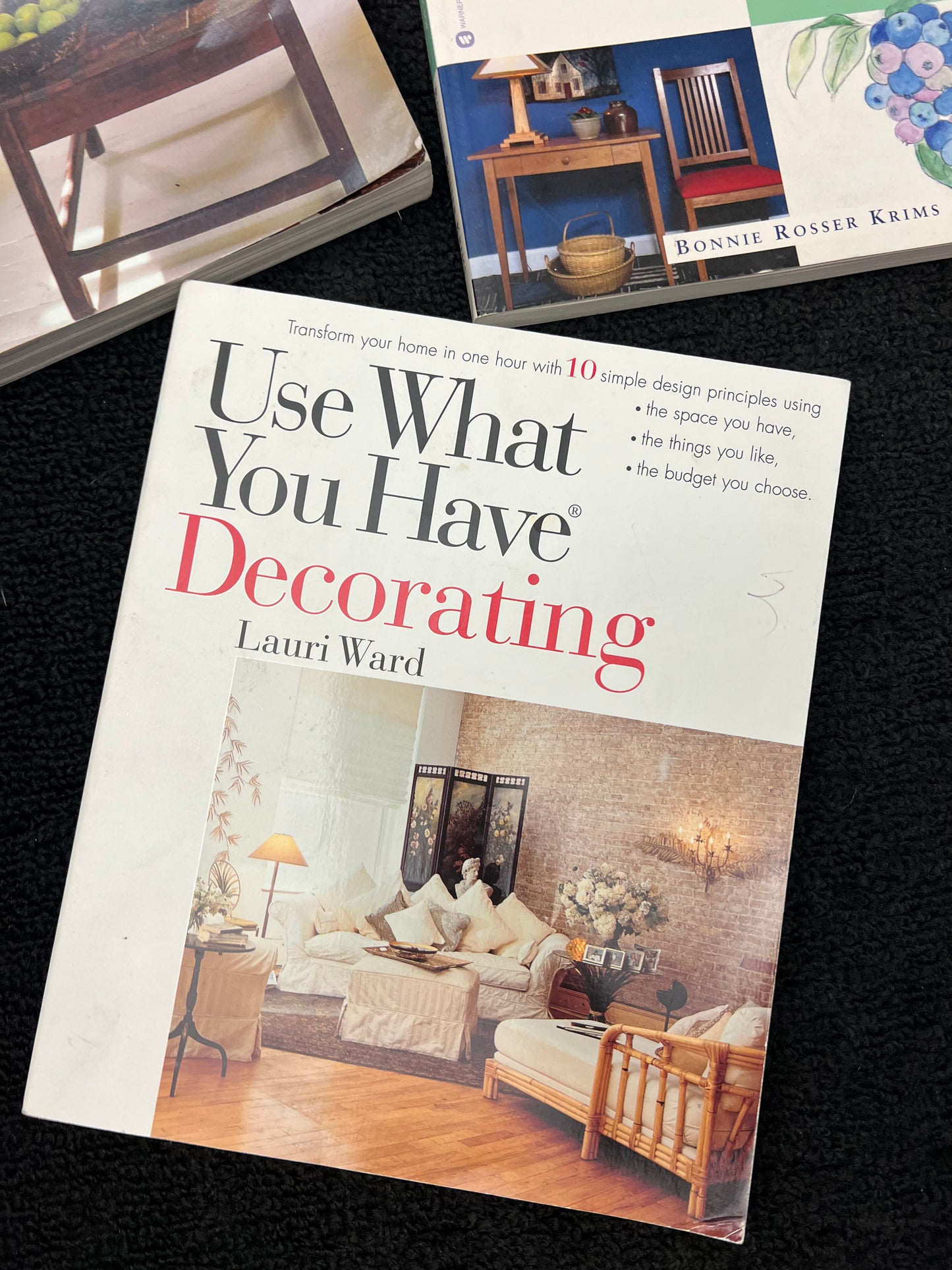 Bundle of home decor style books