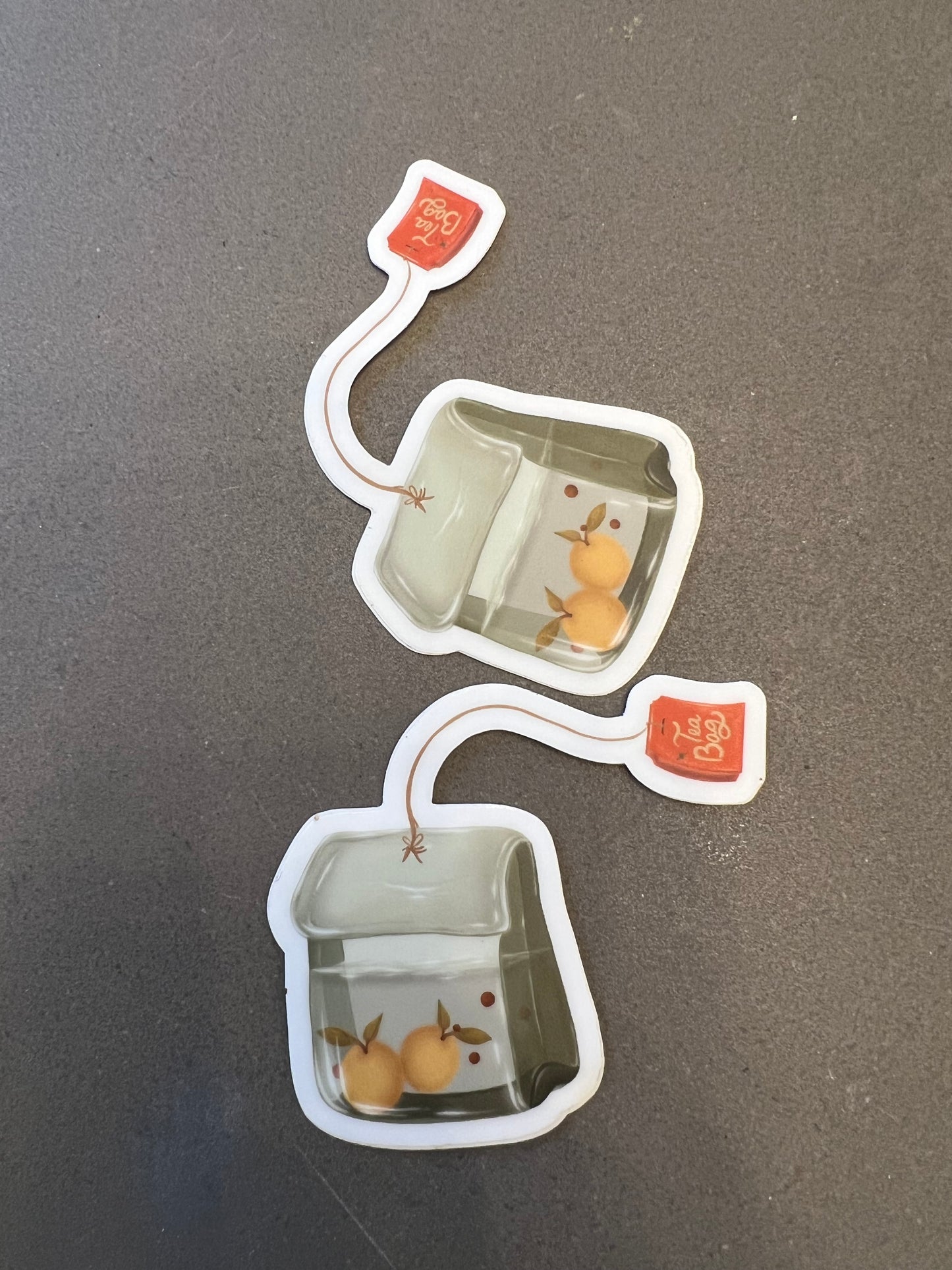 Fruit tea bag stickers!