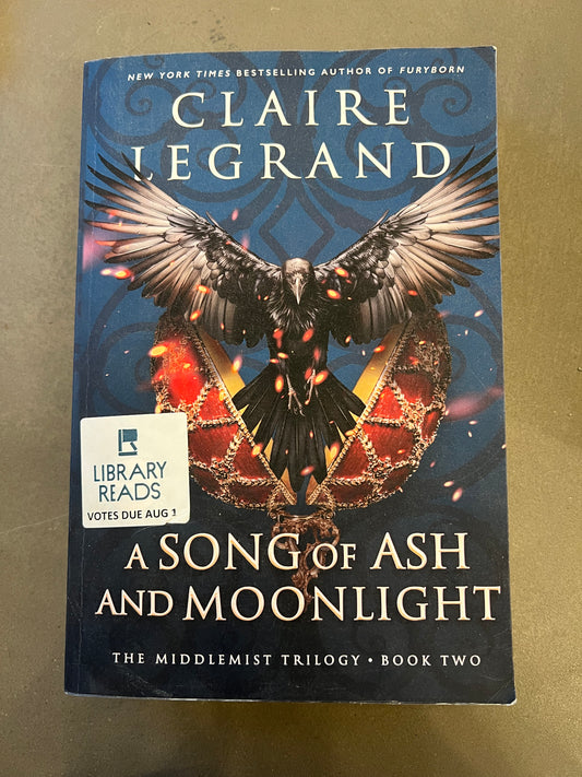 A song of ash and moonlight by Claire Legrand signed!