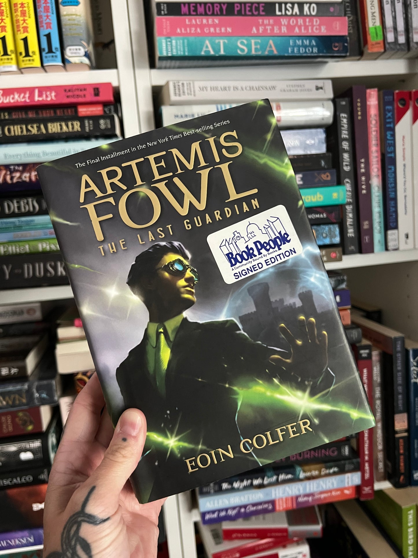 Artemis fowl SIGNED by Eoin Colfer