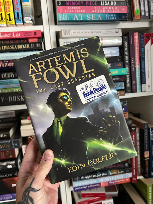 Artemis fowl SIGNED by Eoin Colfer