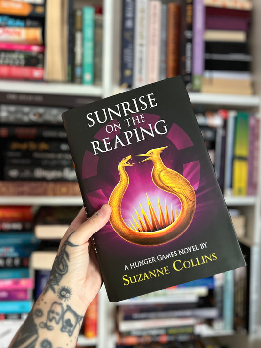 Sunrise on the reaping Uk cover by Suzanne Collins