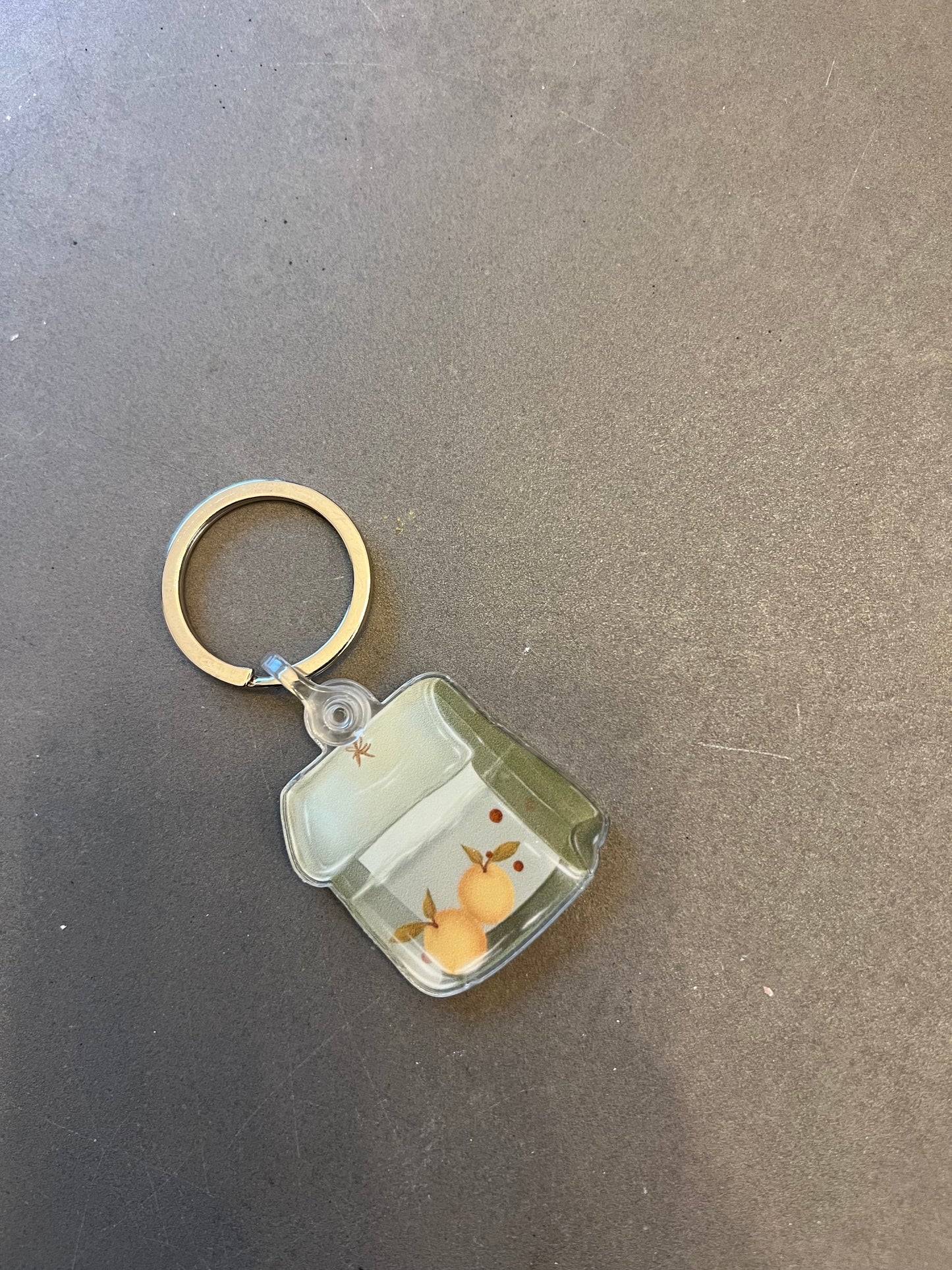 Fruit tea bag Keychain made by me!