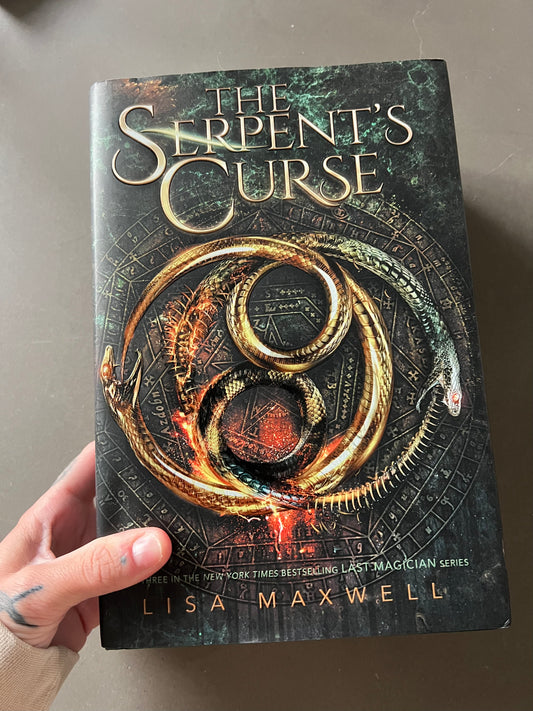 The serpents curse by Lisa Maxwell signed