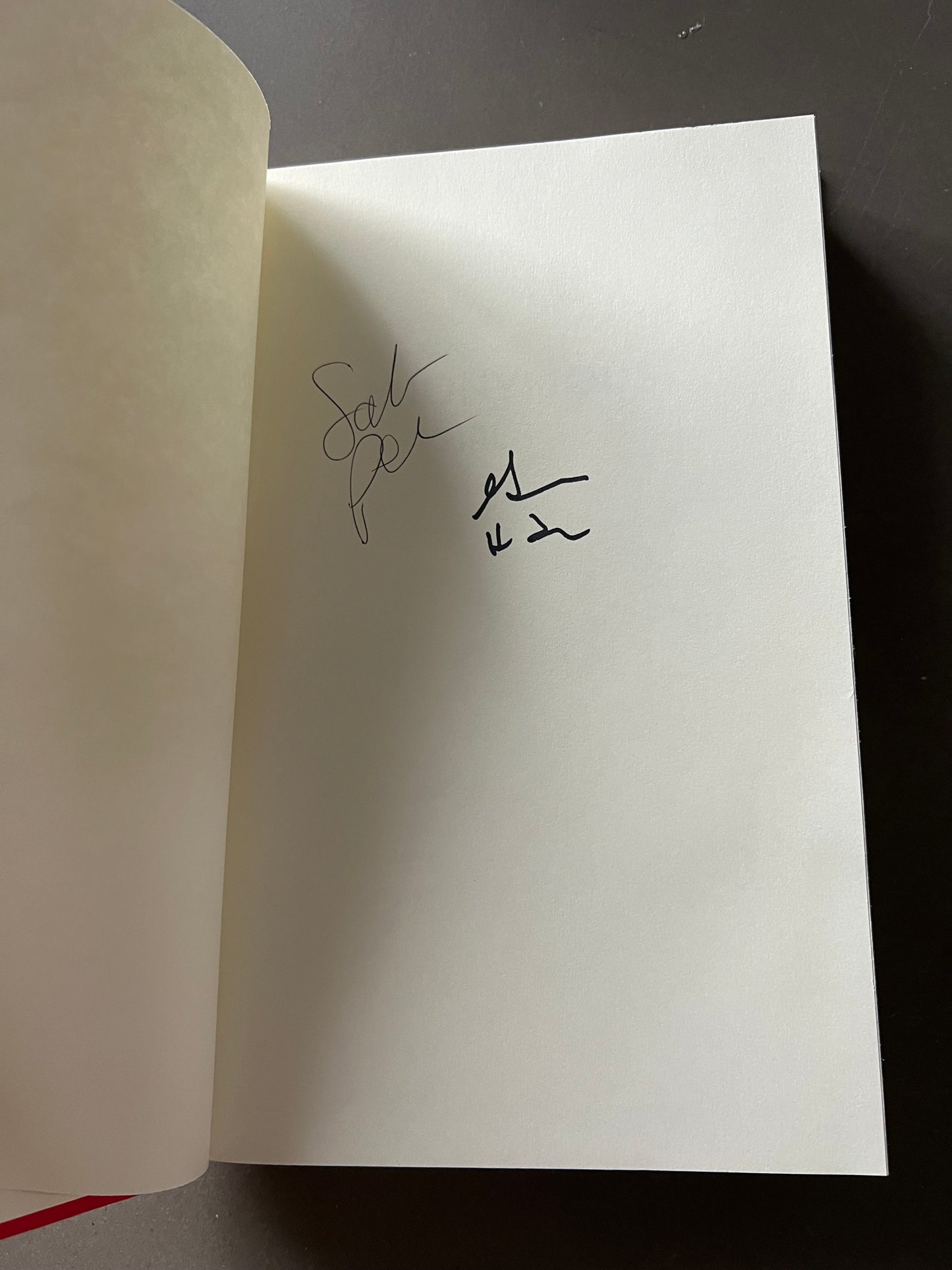 An anonymous girl signed