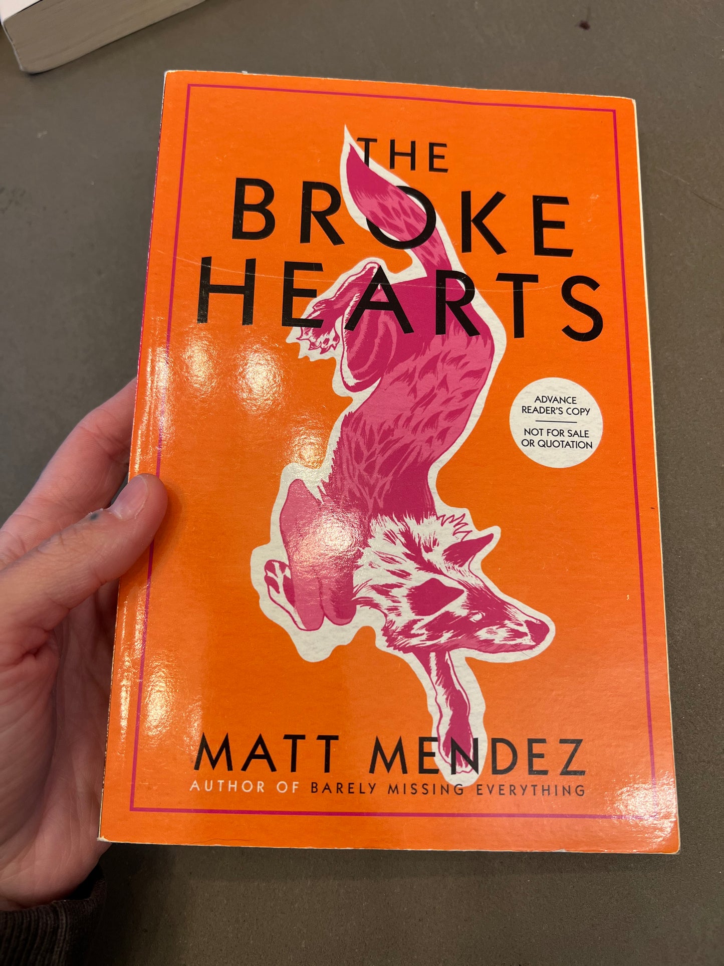 The broke hearts