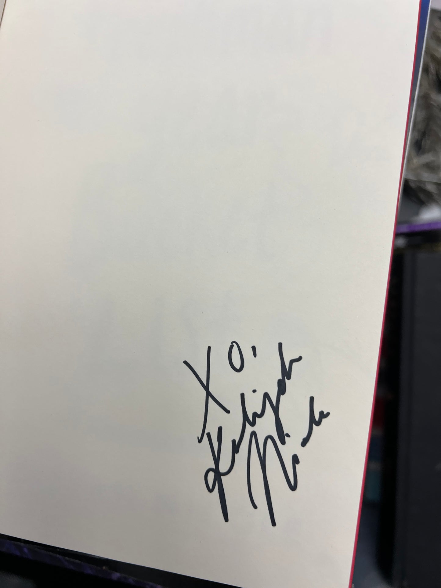 Freshman year bucket list SIGNED by KALIYAH NICOLE