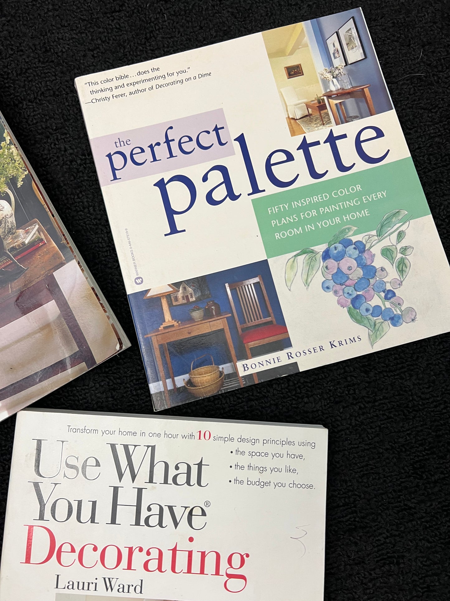Bundle of home decor style books