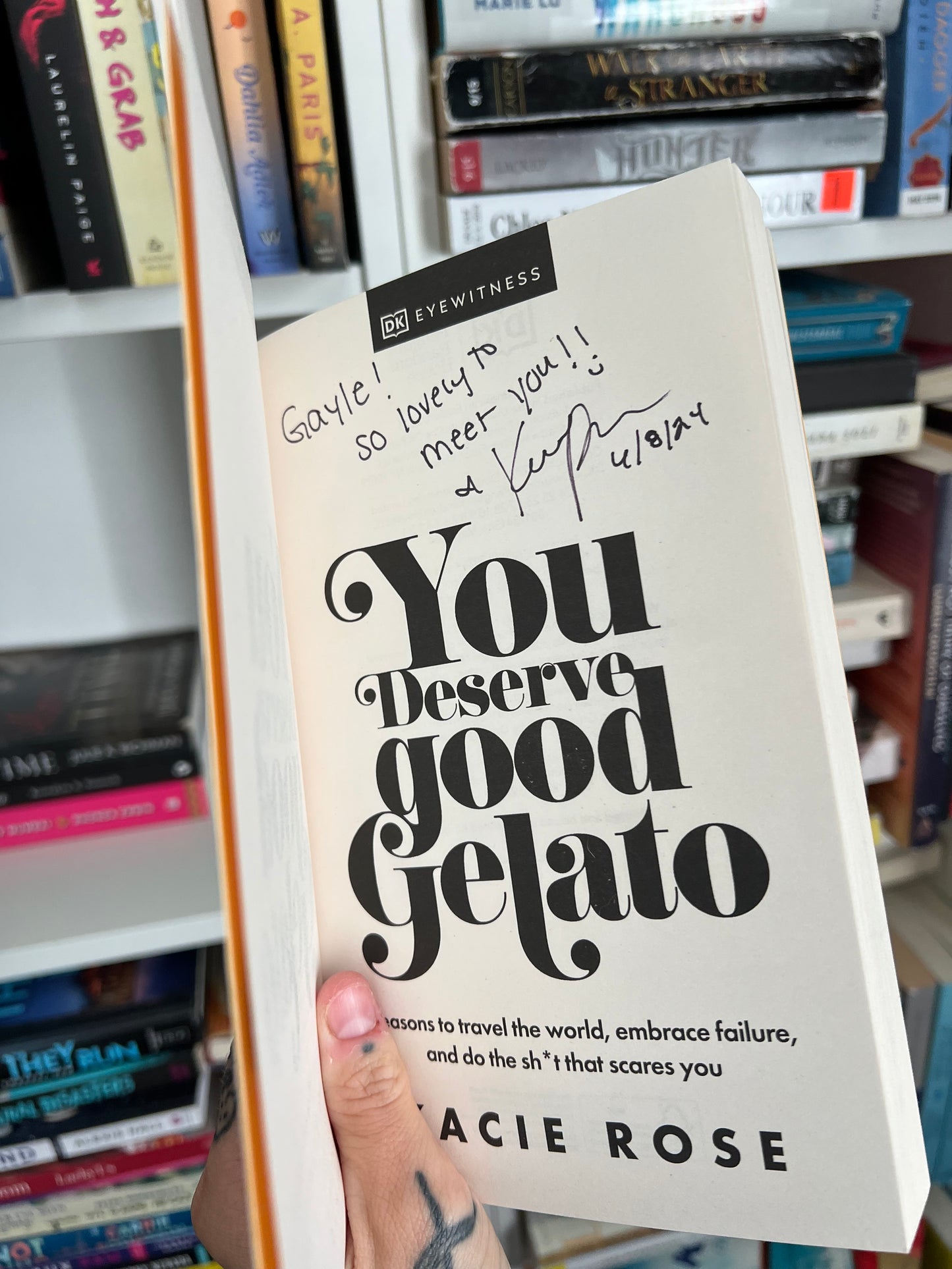 You Deserve Good Gelato by Kacie Rose
