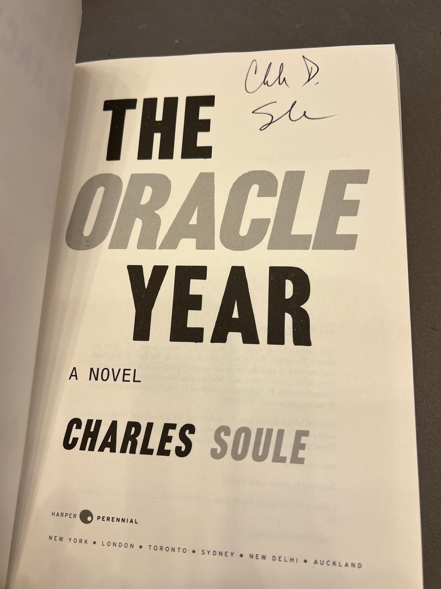 The oracle year