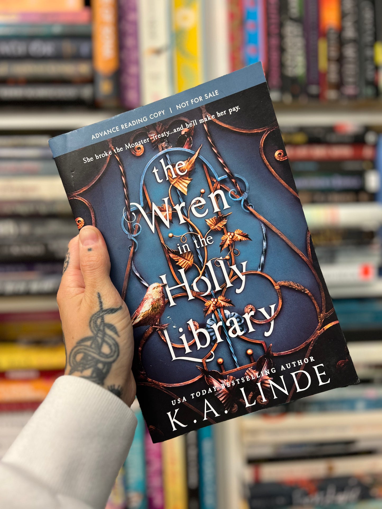 The Wren in the Holly Library by K.A LINDE