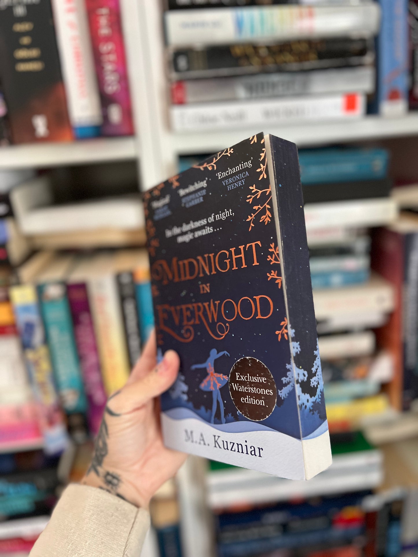 Midnight in Everwood by M.A. Kuzniar Sprayed Edges