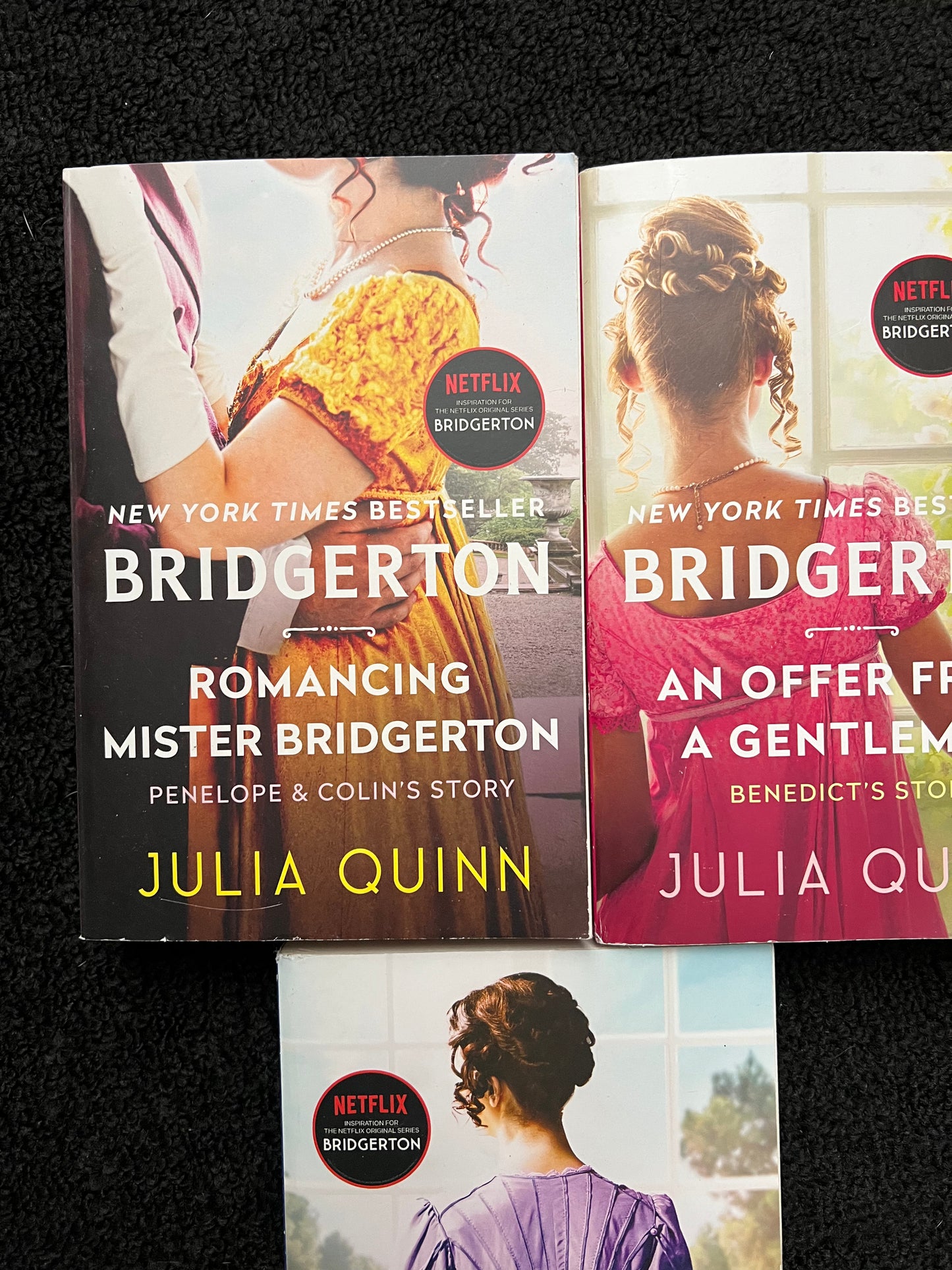 Set of 3 Bridgerton Books by JULIA QUINN