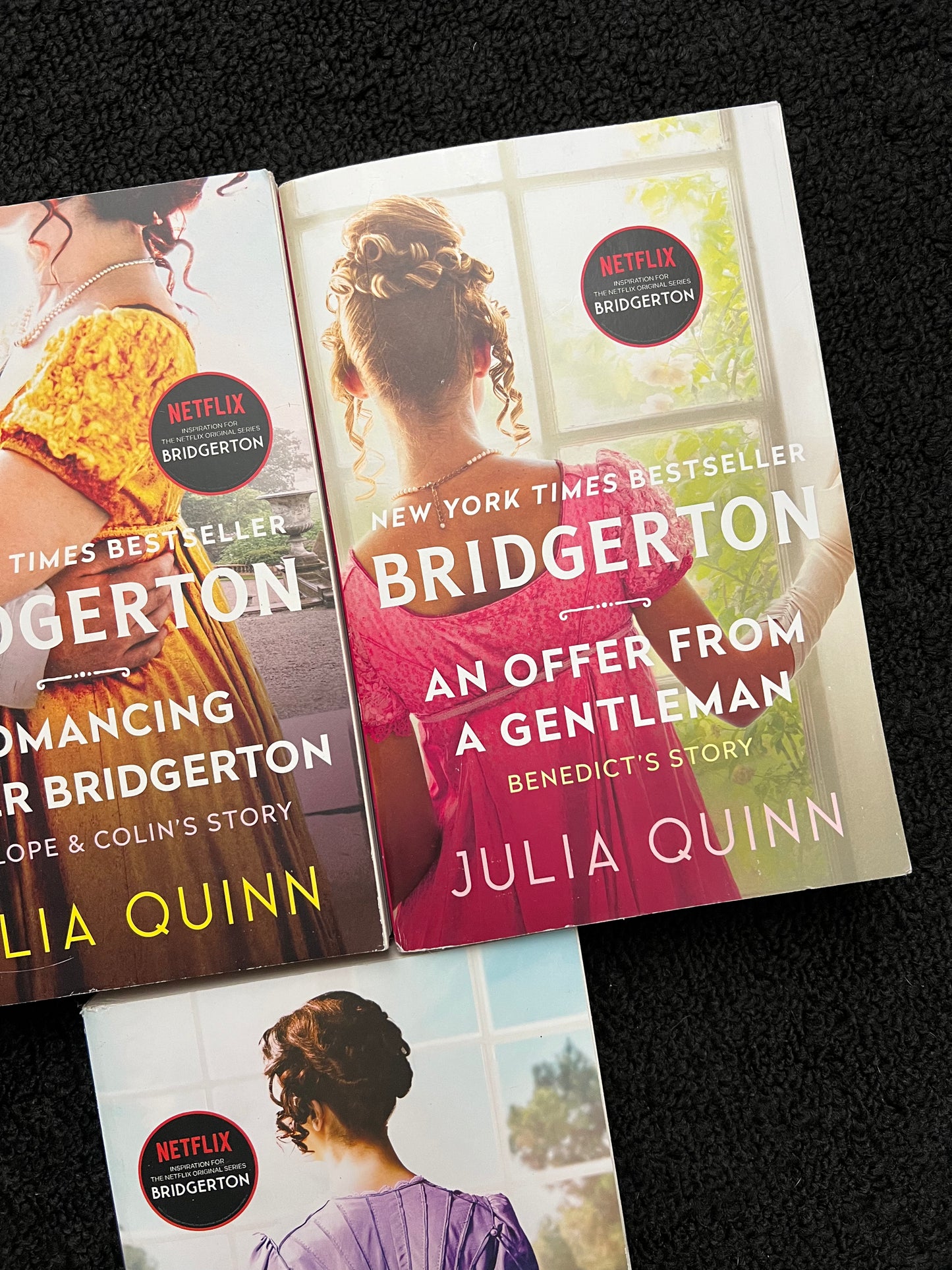 Set of 3 Bridgerton Books by JULIA QUINN